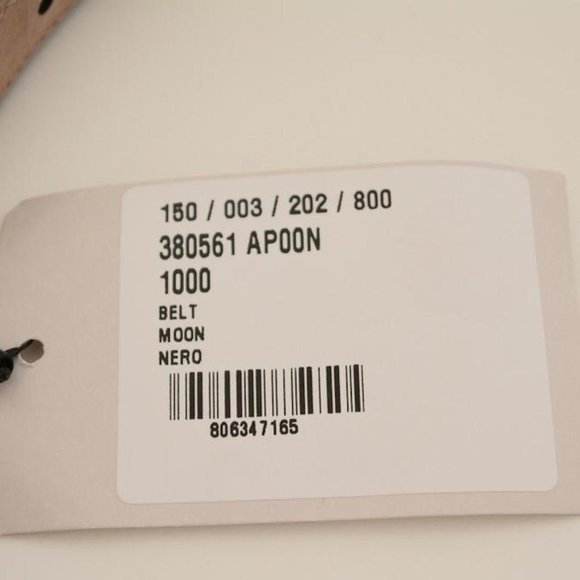 NWT GUCCI LEATHER STUDDED SKINNY BELT main image 7